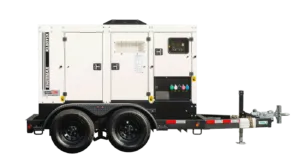 KL100FQ-Twin P 78 kW generator on trailer - Cantherm Distributors